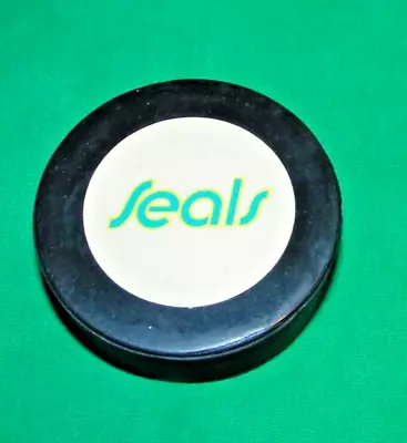 Vintage California Oakland Seals Cooper Hockey Puck Perfect Condition Both Sides • $199.99