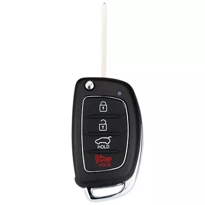 4B Replacement Remote Car Key Shell Suitable For Hyundai SANTA FE Ix35 Ix20 Ix40 • $15.50