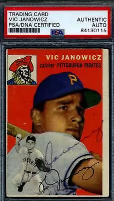Vic Janowicz PSA DNA Signed 1954 Topps Autograph • $99