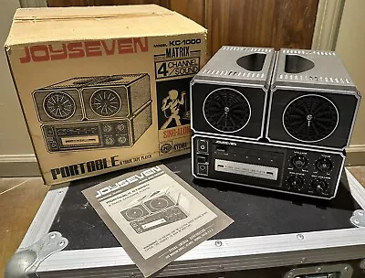 Vintage 1970's Joyseven KC-1000 Portable Stereo 8-Track Player KC1000 Project • $9.99