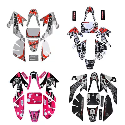  Graphics Stickers Kit For Dirt Pit Bike Honda CRF50 XR50 SSR 50cc 110 125cc  • $22.89