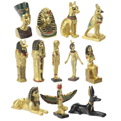 Egyptian Ornaments Ancient Egypt Figures Novelty Small Figurines Statues Gift • £9.95