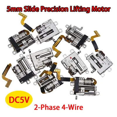 DC5V Micro Mini Stepper Motor 2-Phase 4-Wire 5mm Slide Precision Lifting Motor • $2.13