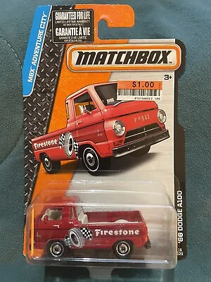 Matchbox Mbx Adventure City '66 Dodge Firestone Tires A100  • $3.99