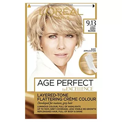 L'Oreal Excellence Age Perfect 9.13 Light Crème Blonde Hair Dye • £12.14