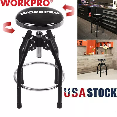 Adjustable 29-34-in Swivel Bar Stool Work Seat Hydraulic Shop Stool 330 LBS Seat • $96.99