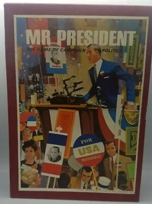 3M Mr. President The Game Of Campaign Politics 1967 BOOKSHELF GAMES New Unused • $55