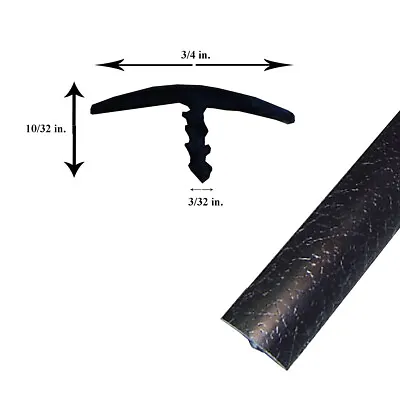 20 Foot 3/4  Textured Black T-Molding Arcade Mame • $25.89