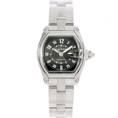 $2474.64 • Buy Cartier Roadster W62004V3 Date Automatic Black Dial Mens Watch 90180170