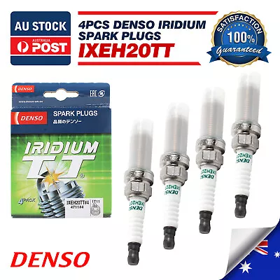 4pcs GENUINE DENSO SPARK PLUGS IXEH20TT For TOYOTA COROLLA ZRE152 ZRE182 OEM • $57.99