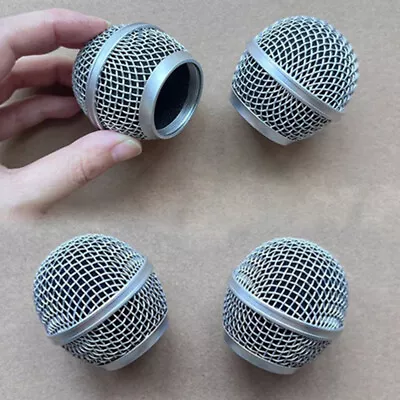 Replacement Microphone Grill Mic Grille Ball Head Mesh For Shure SM58 PGX2 SLX2 • $7.12