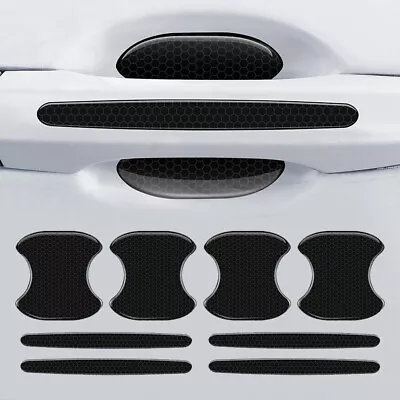8pcs Car Auto Door Handle Bowl Sticker Anti-Scratch Protector Cover Accessories • $21.99