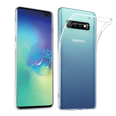 $4.99 • Buy Samsung Galaxy S8 S9 S10 Plus S10e Note 9 Plating Rubber Slim Clear Case Cover