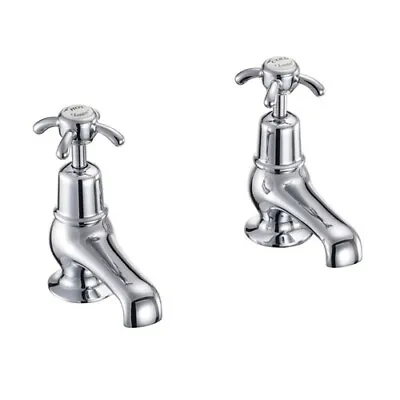 £120 • Buy Burlington Anglesey Pair Of 3  Cloakroom Basin Taps, Traditional Style, AN1