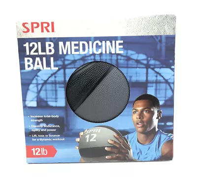 SPRI Weighted Medicine Ball 12 Lb Pound NEW Toning Workout • $45.95