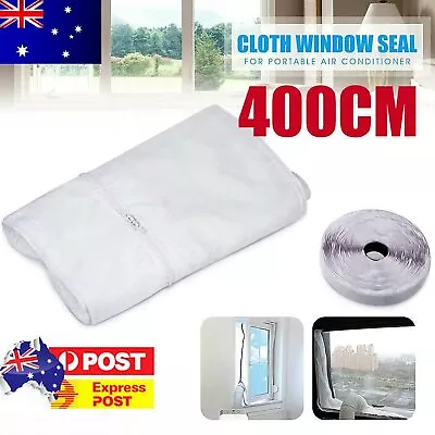 $18.89 • Buy Portable Air Conditioner Window Seal Vent Kit Sealing Cloth With Zippers 400cm