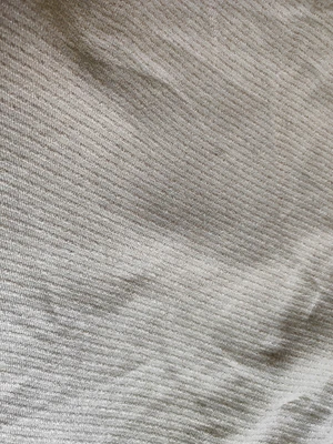 £15 • Buy Beige Striped Wool Blend Fabric 3m X 1.5m