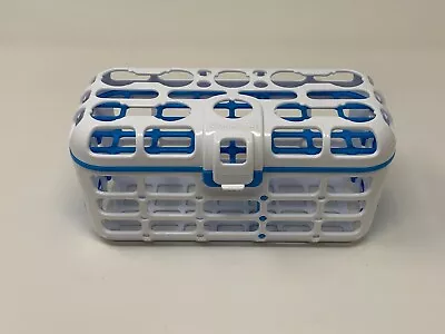 Munchkin Dishwasher Basket For Baby Bottle Parts & Accessories Blue & White • $5.99