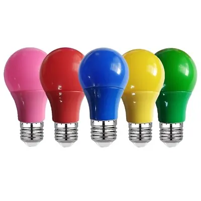 LED Lamp Colorful Light Bulb Ac 110 V - 220 V E 27 Led Bar Light 3W 5W 7W 9W • $4.02