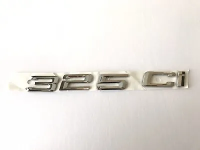 NEW! 01-06 BMW E46 325ci REAR TRUNK CHROME EMBLEM DECAL 51147025254 OEM • $35