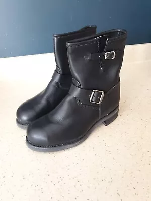 £70 • Buy Rare Vintage Hawkins Boots *UK Size 7* Biker Alternative Rock 3529 NOS Dr Marten