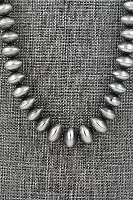 Sterling Silver Navajo Pearl Necklace 22  - Presley Haley • $360