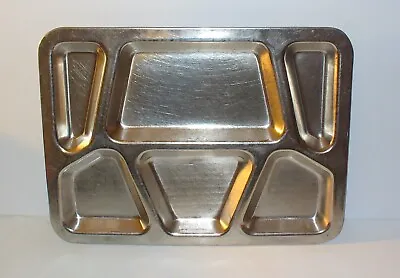 Vintage Crusader Ware Stainless Steel Military? Mess Hall Food Tray • $19.95