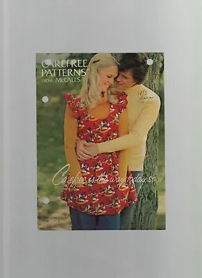 Carefree Patterns Catalog From McCall's #3494 - J.J. Newberry Co. - Santa Clara. • $1.99