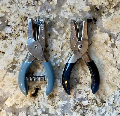 Two Vintage McGill Hole Punches Rubber-Coated Handles • $11