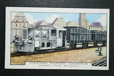 German State Railways  Shunting Locomotive  Vintage 1930's Card  BD11M • £3.99