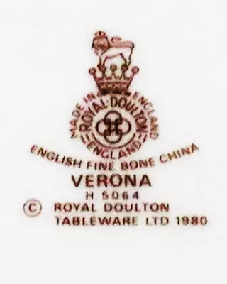 VERONA H5139 Royal Doulton Fruit Saucer NEW NEVER USED Made In England • $29.99