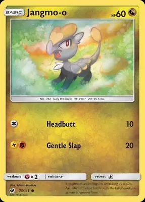 Pokemon Jangmo-o (75/124) Crimson Invasion NM • $0.99