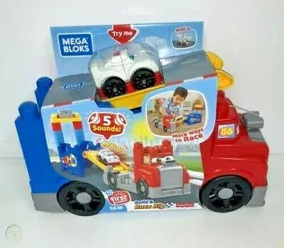 Mega Bloks First Builders Build & Race Rig 16 Pcs. W/5 Sounds • $17.99