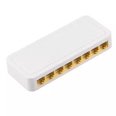 8 Port Ethernet Switch Professional Silent Operation Plug And Play LAN RJ45 SP5 • $38.04