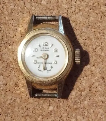 Vintage Ladies Leda Mechanical Hand Wind Swiss Wristwatch No Strap • £20