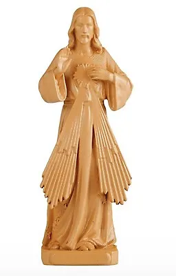 DIVINE MERCY LORD Jesus Christ VINTAGE TAN STATUE - 4” Resin Made Standing • $12.99