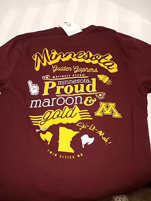 Champion Minnesota Golden Gophers Ladies Logo Tee Shirt Size 2XL Burgundy NWT • $18.95