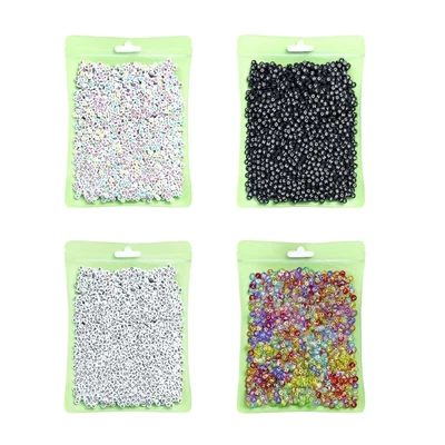 £6.49 • Buy 7x4mm Round Acrylic Beads In 28 Styles For Name Bracelets Necklace Jewellery