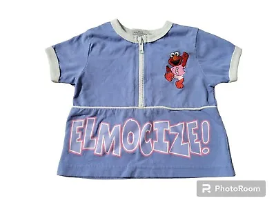 Vintage Sesame Street 2T Shirt Toddler Elmocize Jazzercise RARE • $24.99