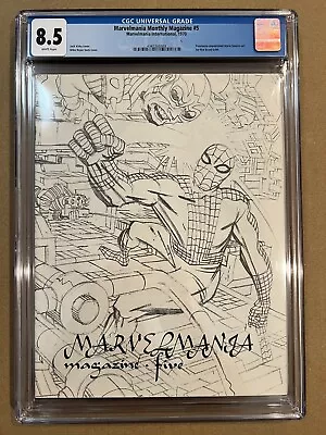 Marvelmania Magazine #5 CGC 8.5 VF+ Jack Kirby Spider-Man MARVEL Fanzine 1970 • $199