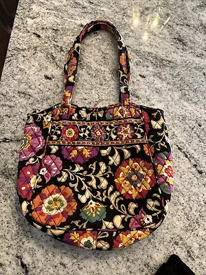 Vera Bradley Purse Suzani Holiday Tote Shoulder Bag Handbag 11 X10 X3.5  D1 • $15.99