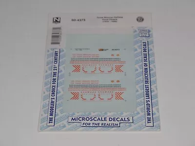 Microscale Decals N Scale 1:160 Gauge Texas Mexican Railway Hood Decal 1950 1998 • $9.95