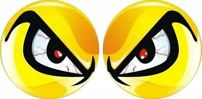 Shotgun Bug Catcher Scoop Air Intake Yellow No Fear Eyes Vinyl Stickers Pair • $33.99