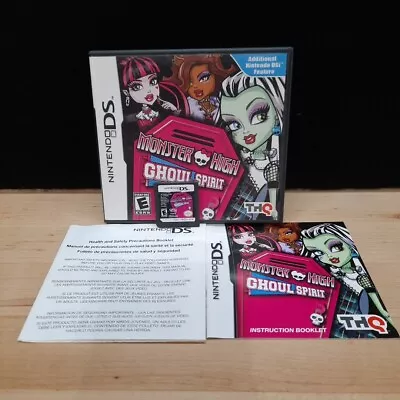 Monster High Ghoul Spirit Complete (Nintendo DS 2011) W/Manual Tested Working  • $9.95