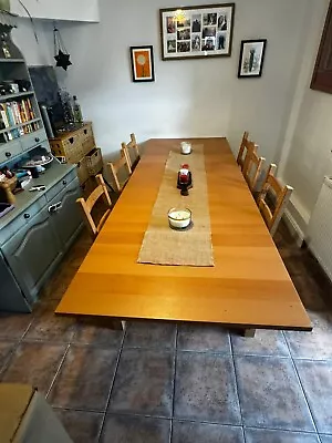 IKEA EKEDALEN TABLE AND IVAR CHAIRS X 6 • £100