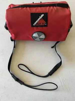 Cannondale Biking Bag Set Bike Cycling Packing Tour Overland Travel Vintage Red • $25