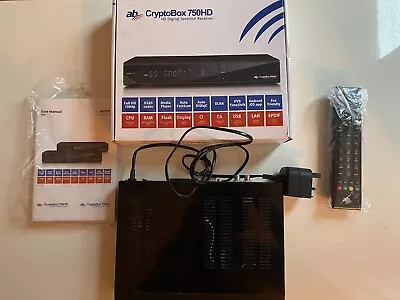 AB Cryptobox 750HD 1080p DVB-S/S2/S2X MultiCAS Digital H.265 Satellite Receiver • £60