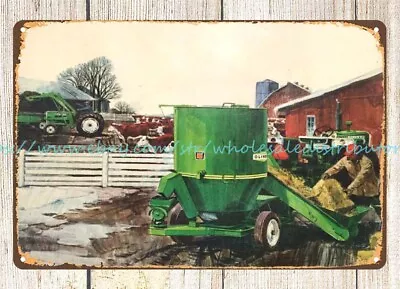 1967 BETTER FARMING OLIVER TRACTOR Farm Machinery Barn Metal Tin Sign • $18.86