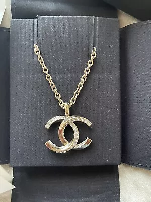 Genuine Authentic Chanel Necklace In Champagne Gold • £625