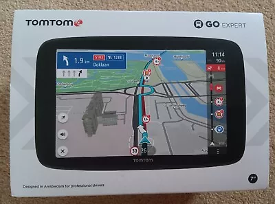 TomTom Go Expert 7 Inch SatNav. Aimed At Lorry And Coach Drivers. Used. • £275